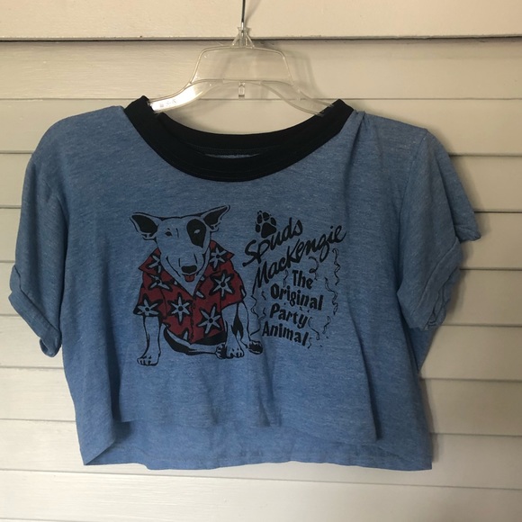 Tops - Vintage Spuds Mackenzie Crop T-shirt